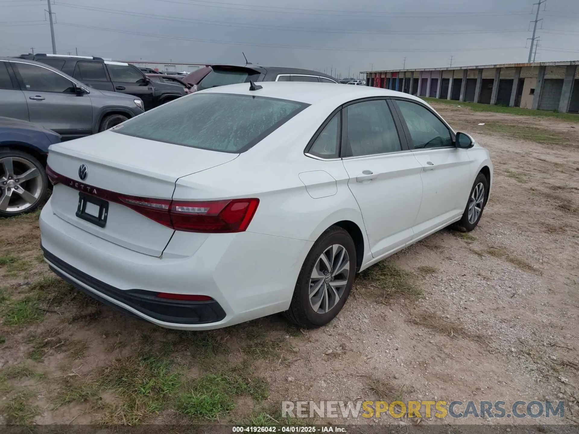 4 fotografías del automóvil dañado 3VW5X7BU1SM034200 VOLKSWAGEN JETTA 2025