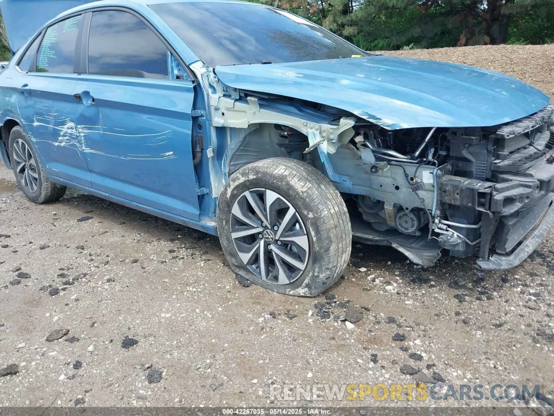 6 fotografías del automóvil dañado 3VW5X7BU4SM036684 VOLKSWAGEN JETTA 2025