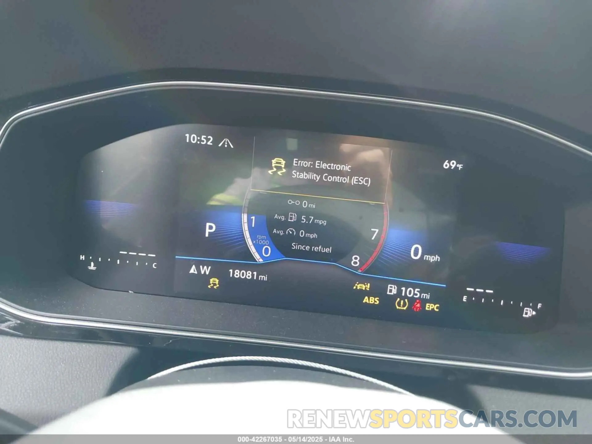 7 fotografías del automóvil dañado 3VW5X7BU4SM036684 VOLKSWAGEN JETTA 2025