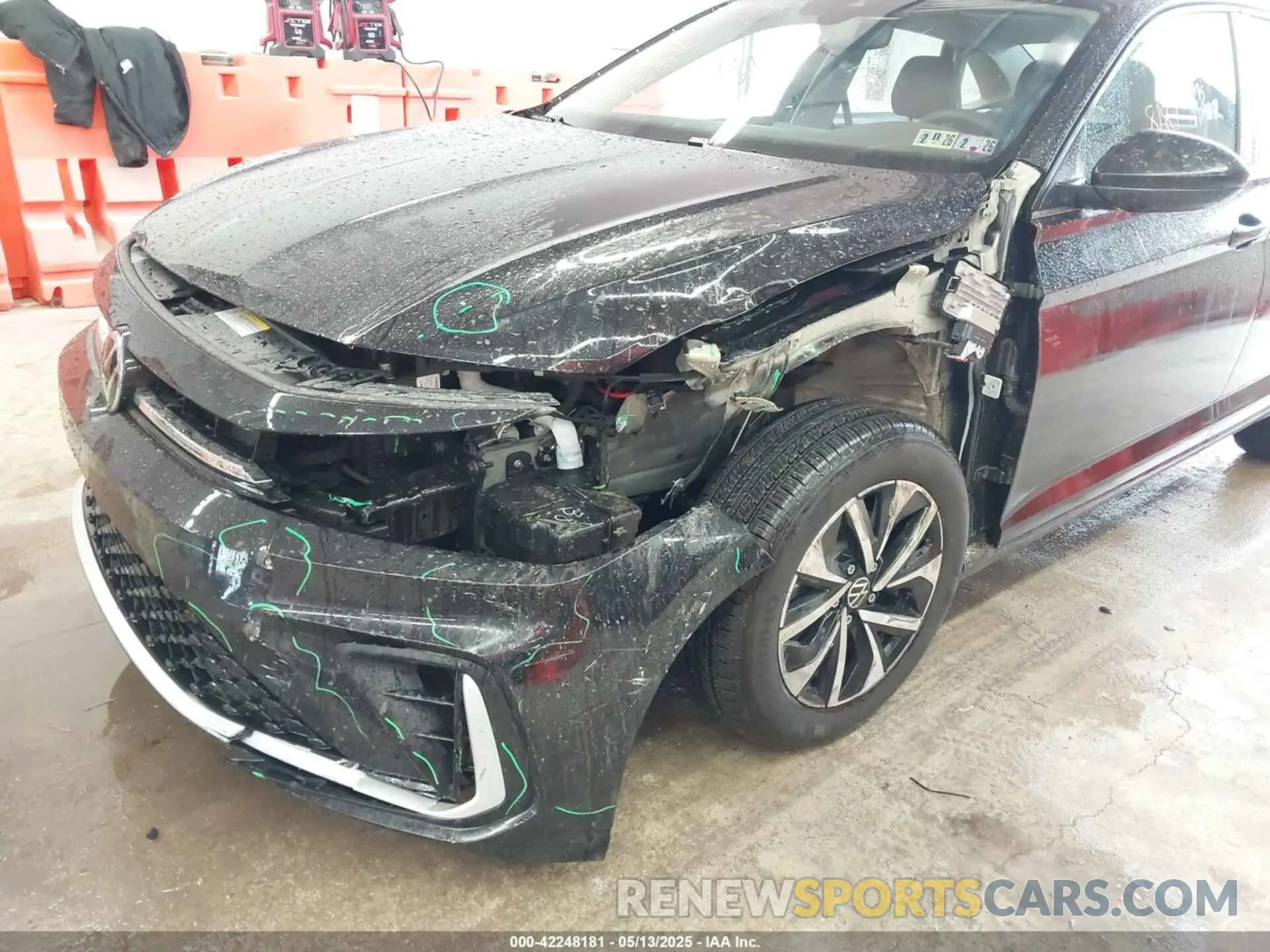 6 fotografías del automóvil dañado 3VW5X7BU5SM053199 VOLKSWAGEN JETTA 2025