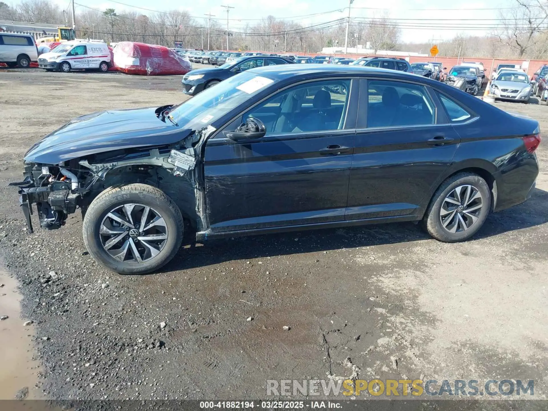 6 fotografías del automóvil dañado 3VW5X7BU6SM019868 VOLKSWAGEN JETTA 2025