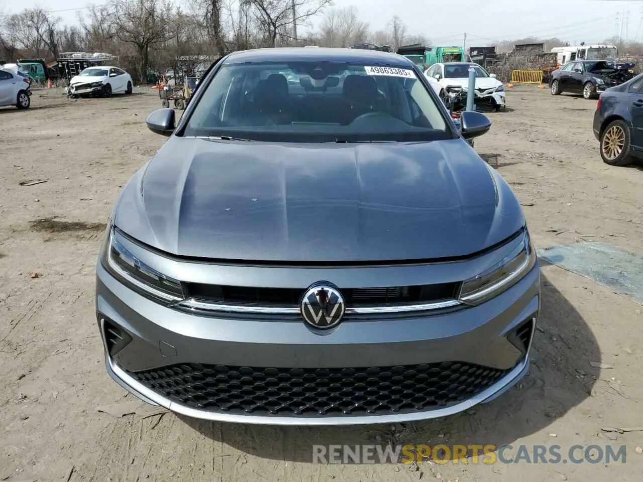 5 fotografías del automóvil dañado 3VW5X7BU7SM046156 VOLKSWAGEN JETTA 2025