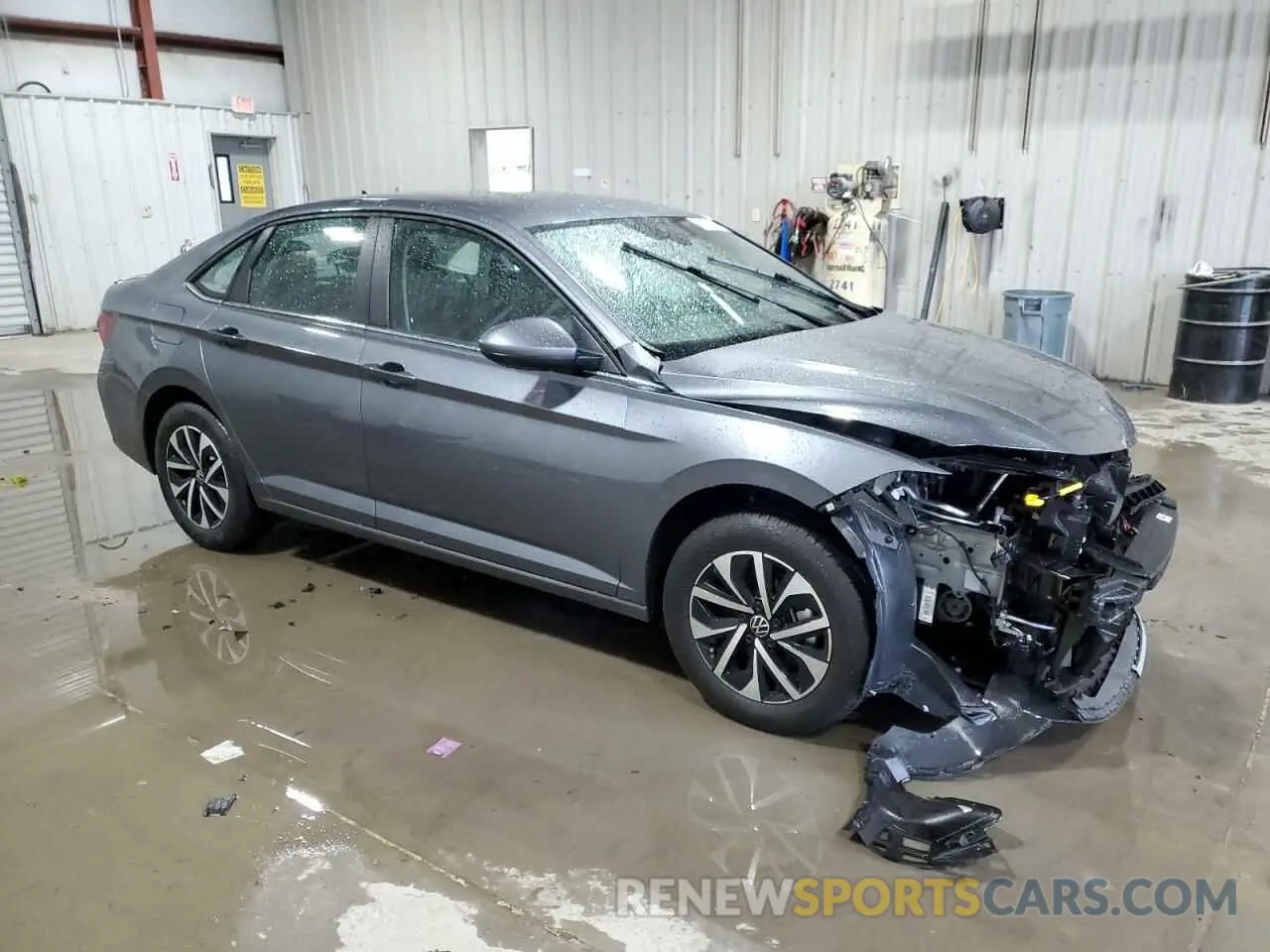 4 fotografías del automóvil dañado 3VW5X7BU8SM061779 VOLKSWAGEN JETTA 2025