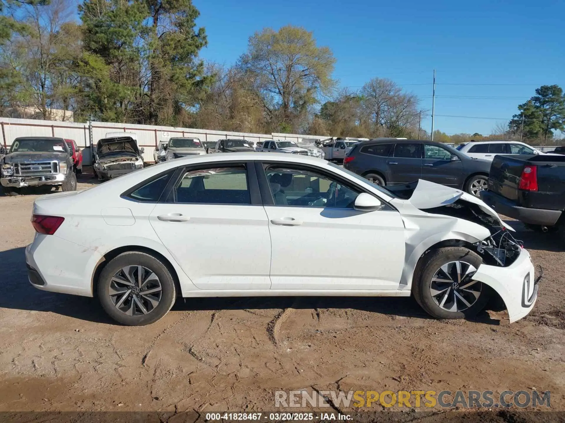 14 fotografías del automóvil dañado 3VW5X7BU9SM000828 VOLKSWAGEN JETTA 2025