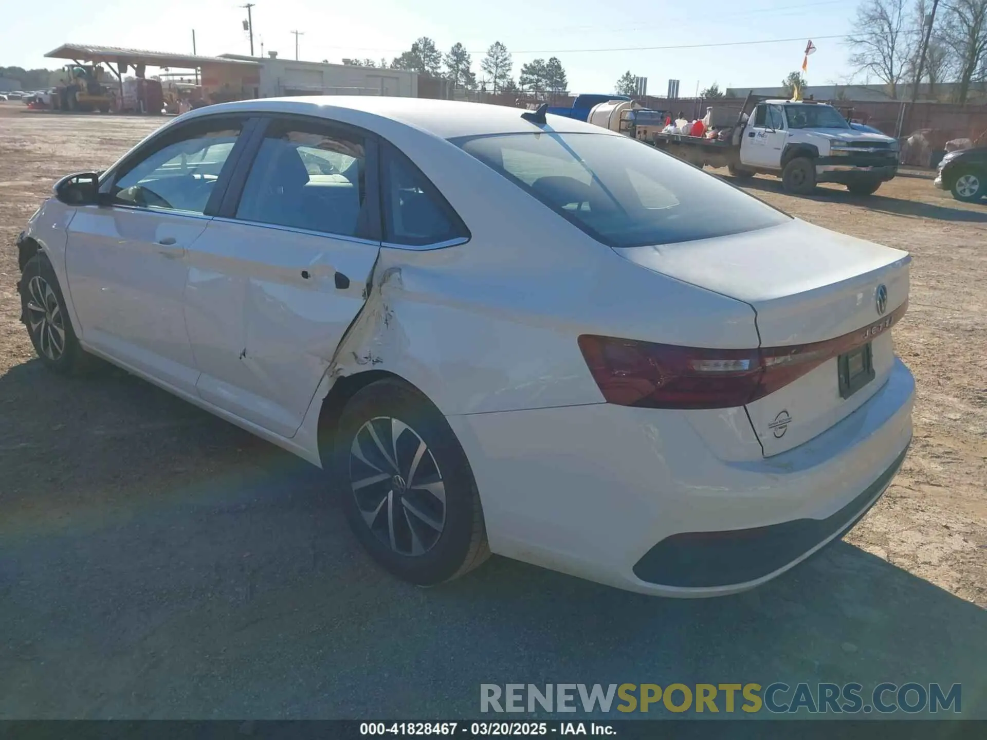 3 fotografías del automóvil dañado 3VW5X7BU9SM000828 VOLKSWAGEN JETTA 2025