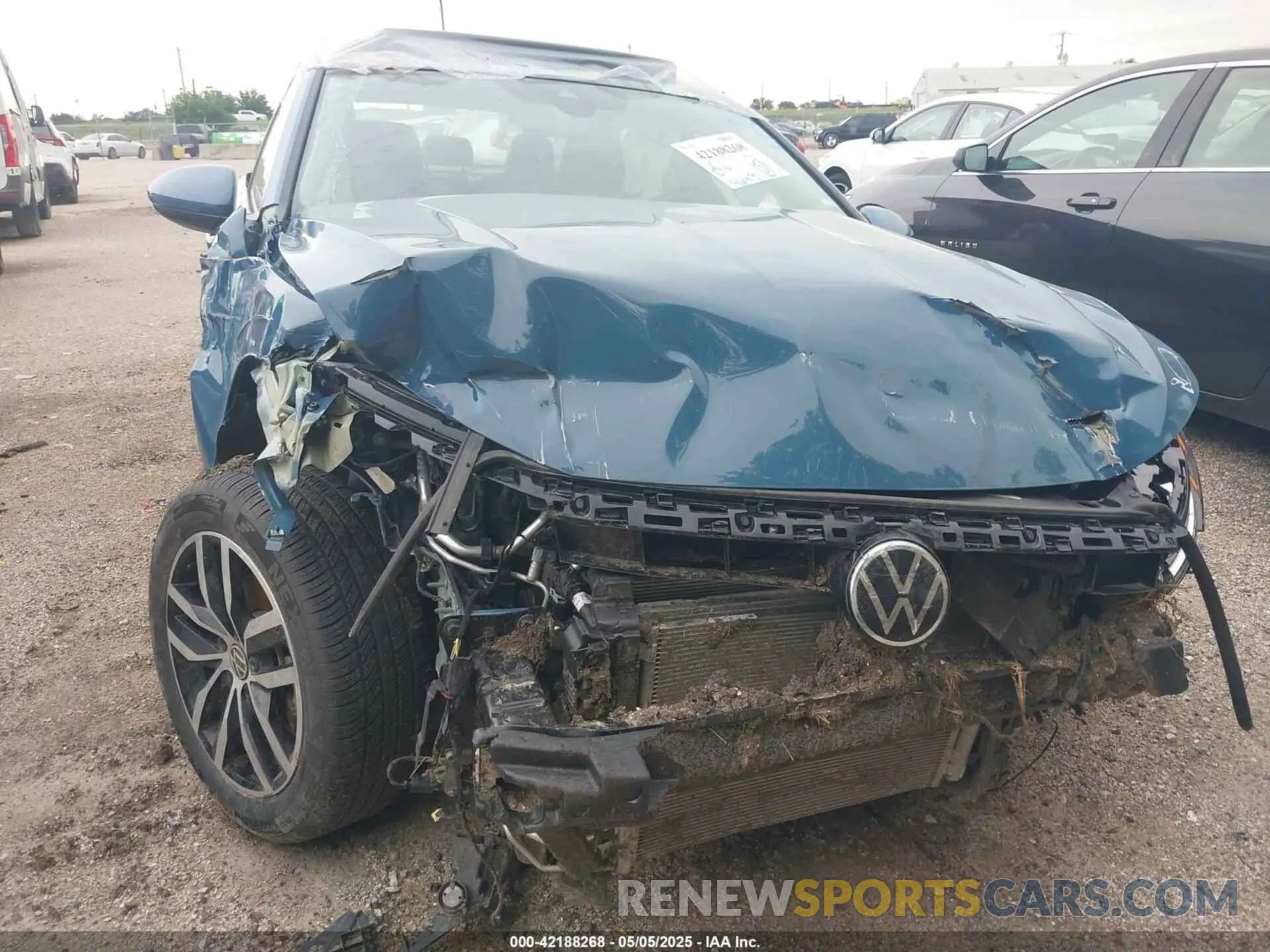 6 fotografías del automóvil dañado 3VW7X7BU0SM043351 VOLKSWAGEN JETTA 2025