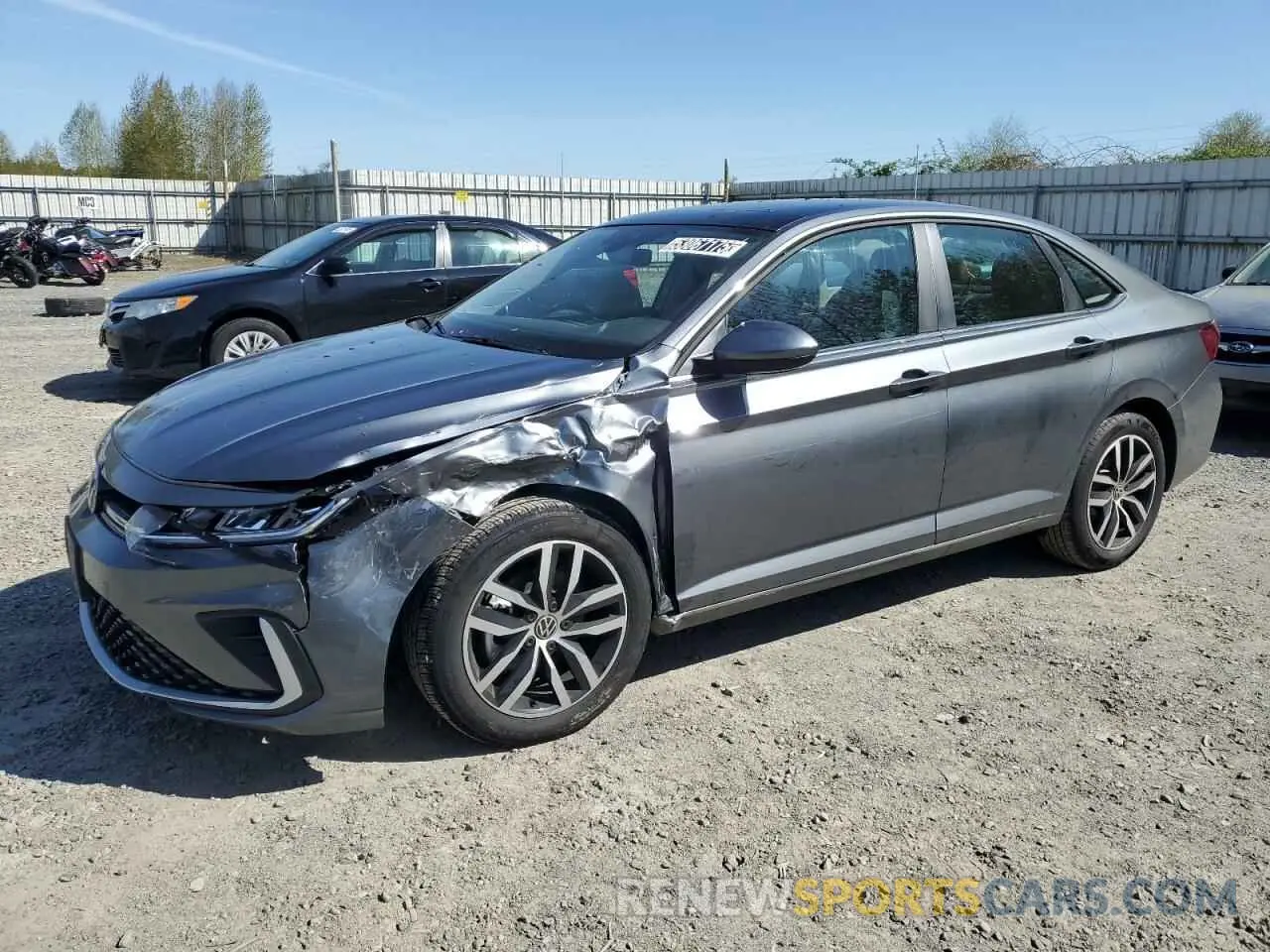 1 fotografías del automóvil dañado 3VW7X7BU0SM047898 VOLKSWAGEN JETTA 2025