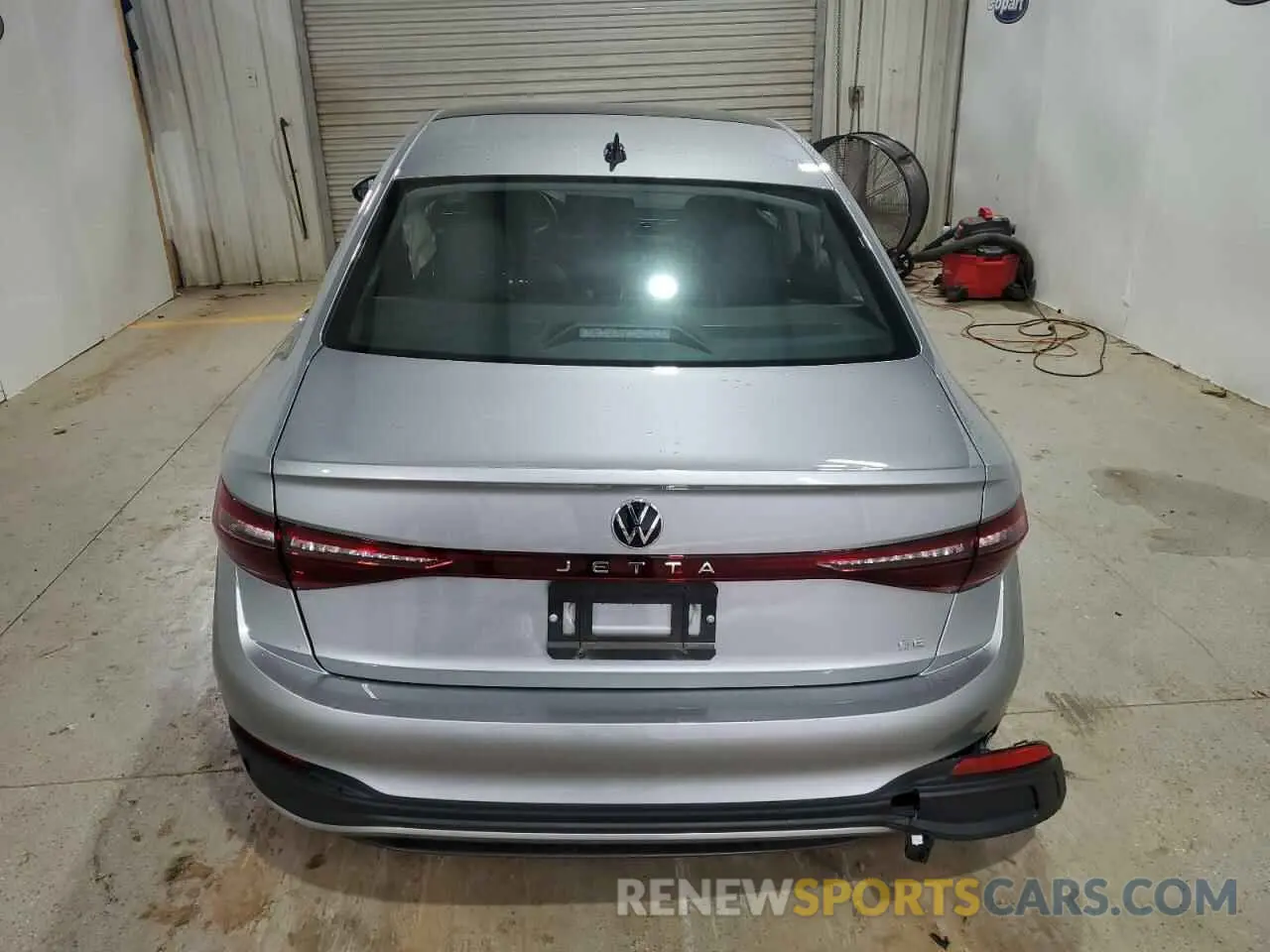 6 fotografías del automóvil dañado 3VW7X7BU0SM061865 VOLKSWAGEN JETTA 2025