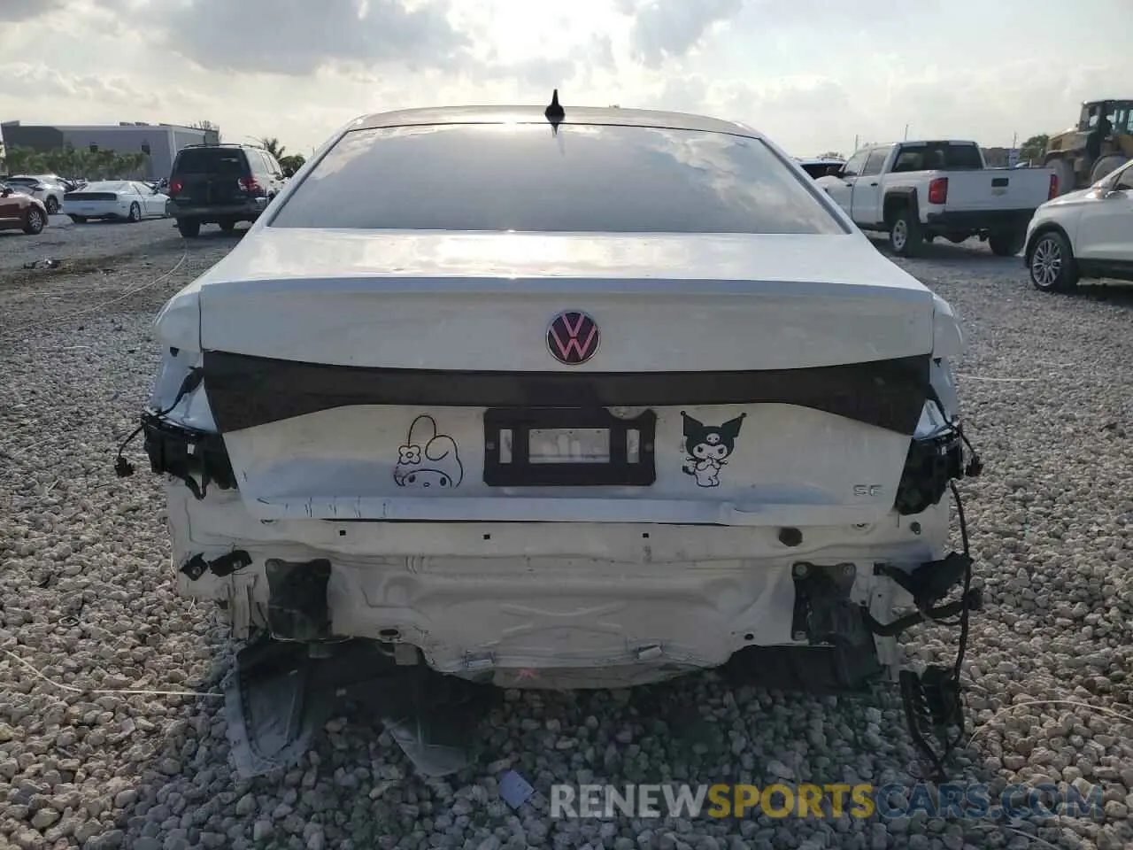 6 fotografías del automóvil dañado 3VW7X7BU3SM013227 VOLKSWAGEN JETTA 2025