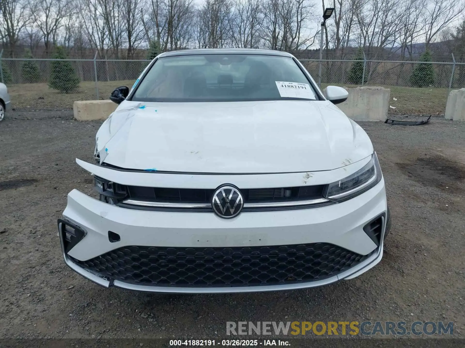 12 fotografías del automóvil dañado 3VW7X7BU3SM038080 VOLKSWAGEN JETTA 2025