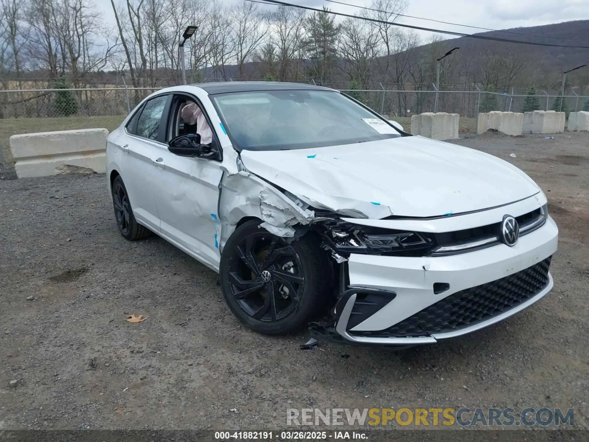 6 fotografías del automóvil dañado 3VW7X7BU3SM038080 VOLKSWAGEN JETTA 2025