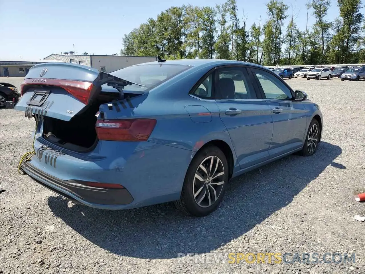 3 fotografías del automóvil dañado 3VW7X7BU3SM048642 VOLKSWAGEN JETTA 2025