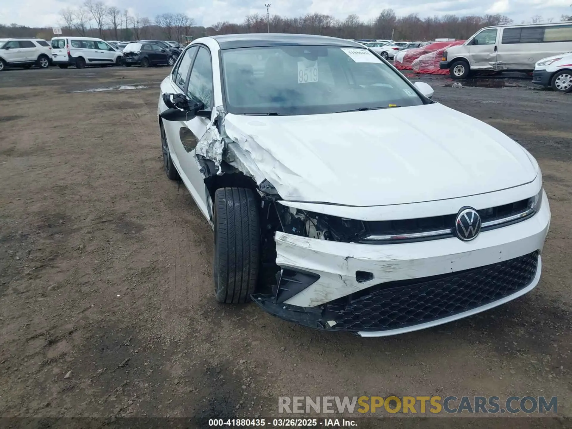 6 fotografías del automóvil dañado 3VW7X7BU4SM036323 VOLKSWAGEN JETTA 2025
