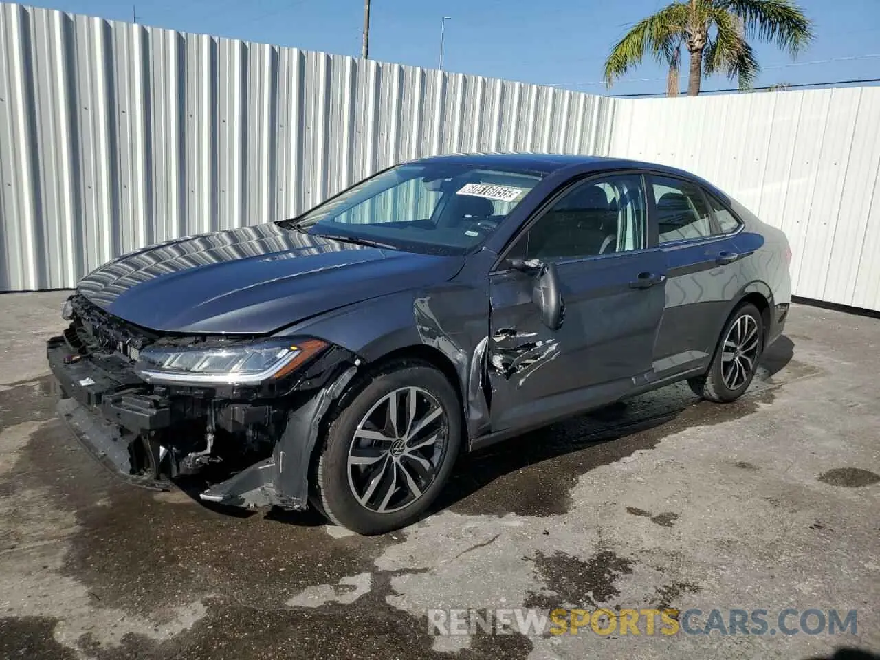 1 fotografías del automóvil dañado 3VW7X7BU4SM050478 VOLKSWAGEN JETTA 2025