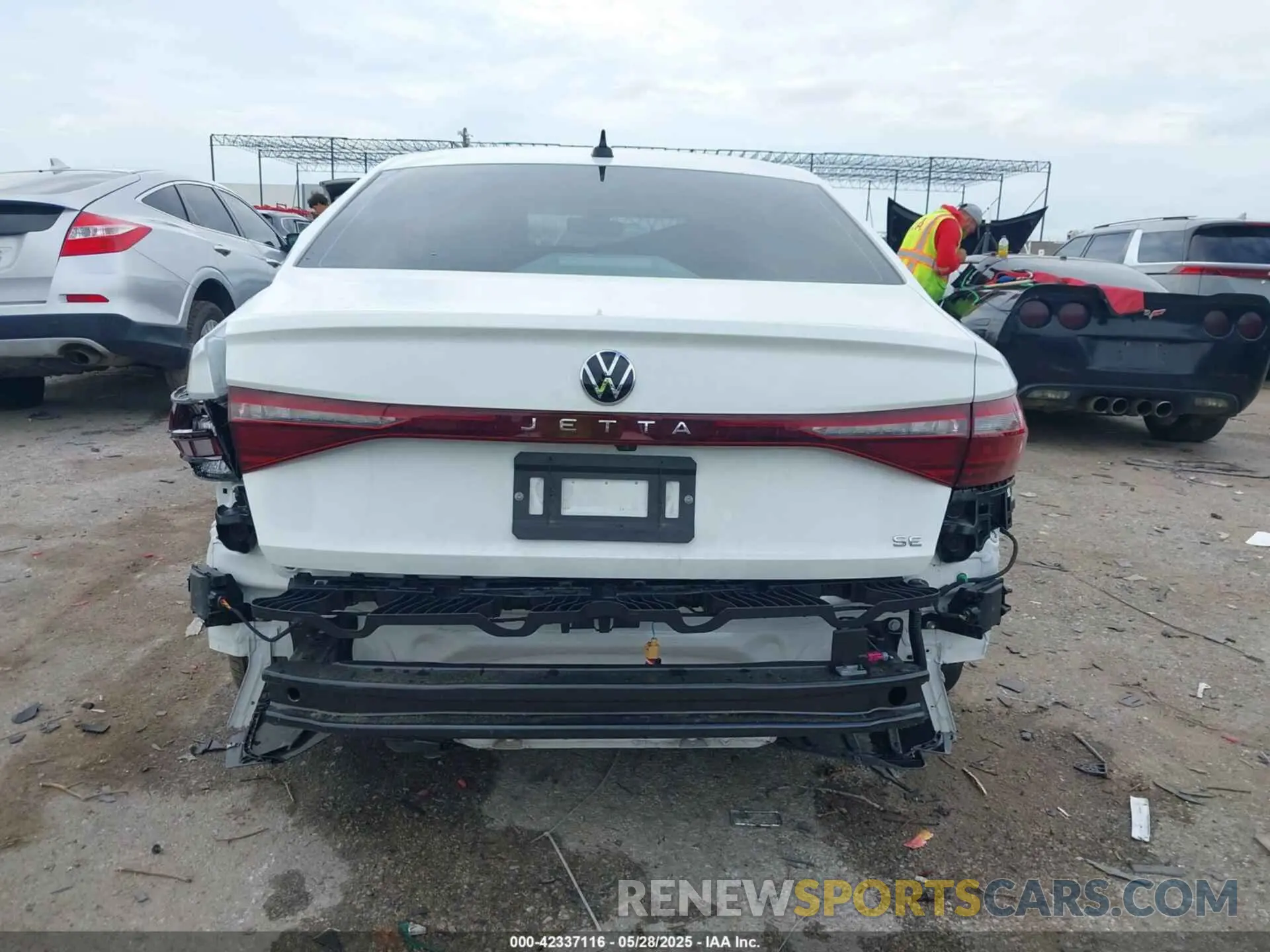 17 fotografías del automóvil dañado 3VW7X7BU5SM015416 VOLKSWAGEN JETTA 2025