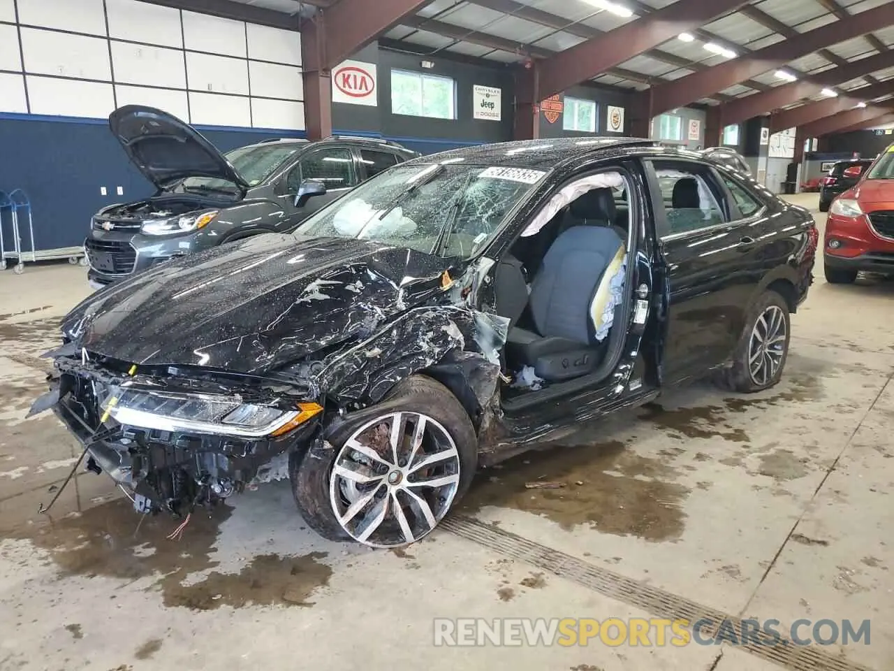 1 fotografías del automóvil dañado 3VW7X7BU5SM042938 VOLKSWAGEN JETTA 2025
