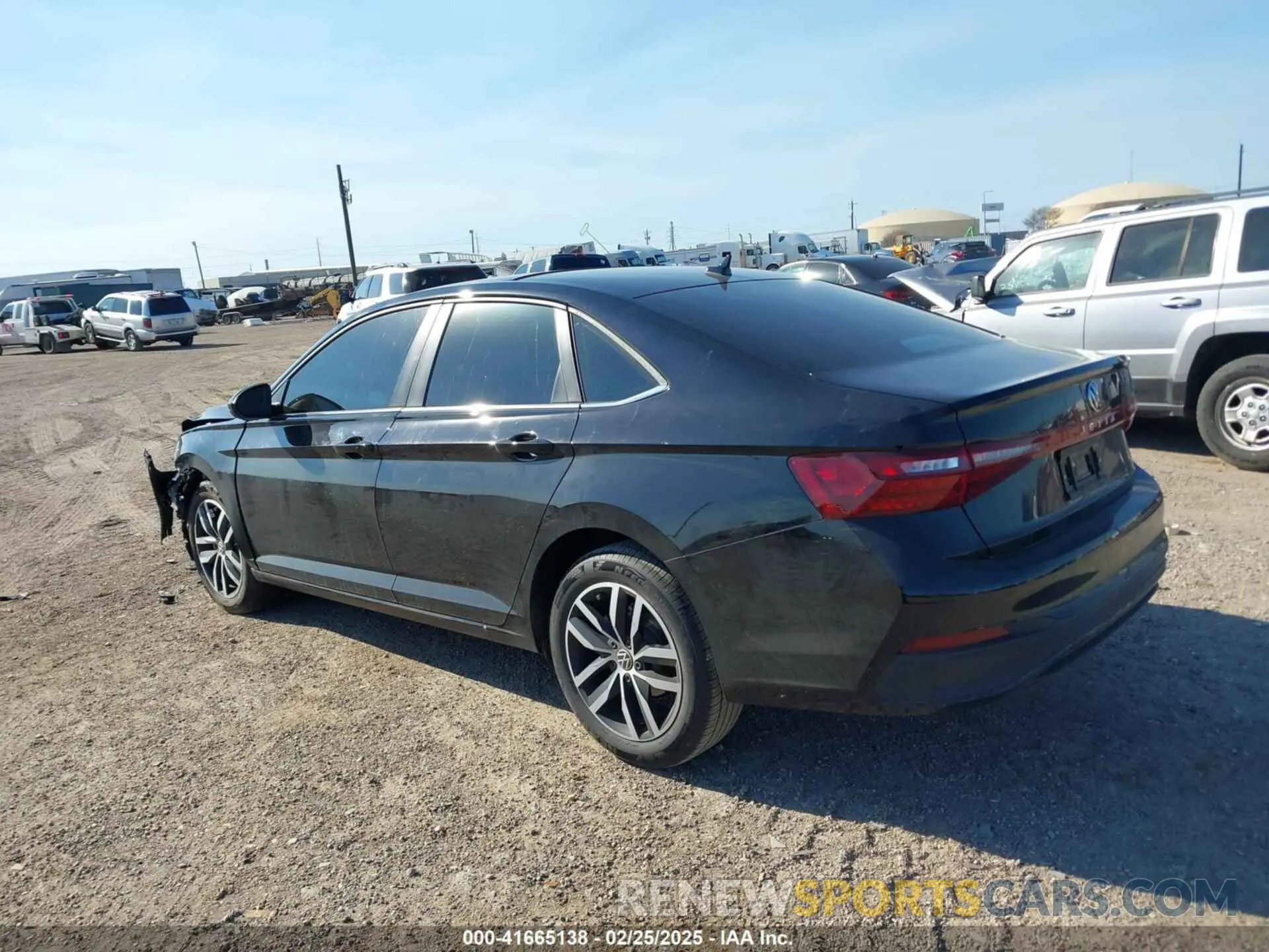 14 fotografías del automóvil dañado 3VW7X7BUXSM041624 VOLKSWAGEN JETTA 2025