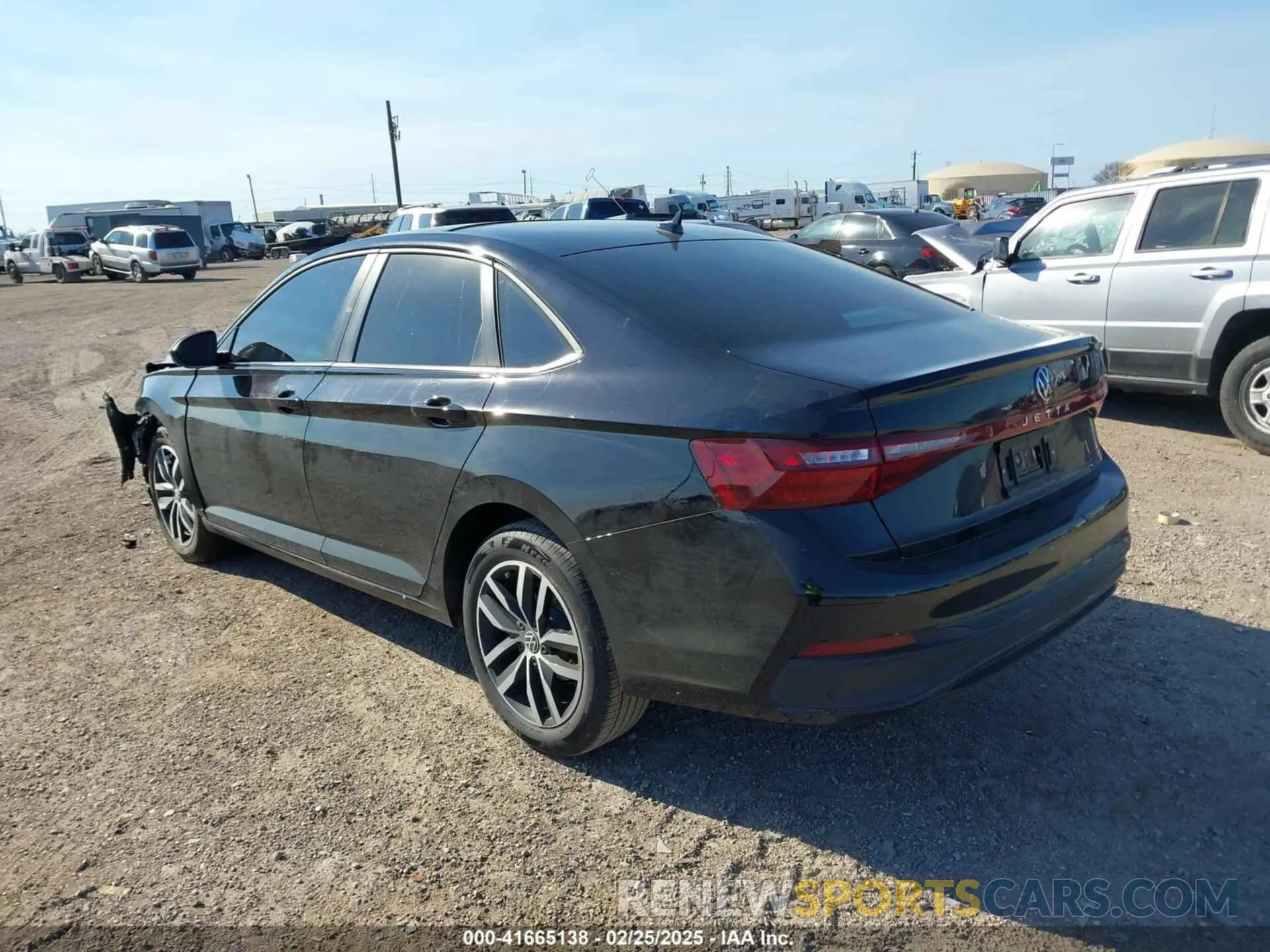 3 fotografías del automóvil dañado 3VW7X7BUXSM041624 VOLKSWAGEN JETTA 2025