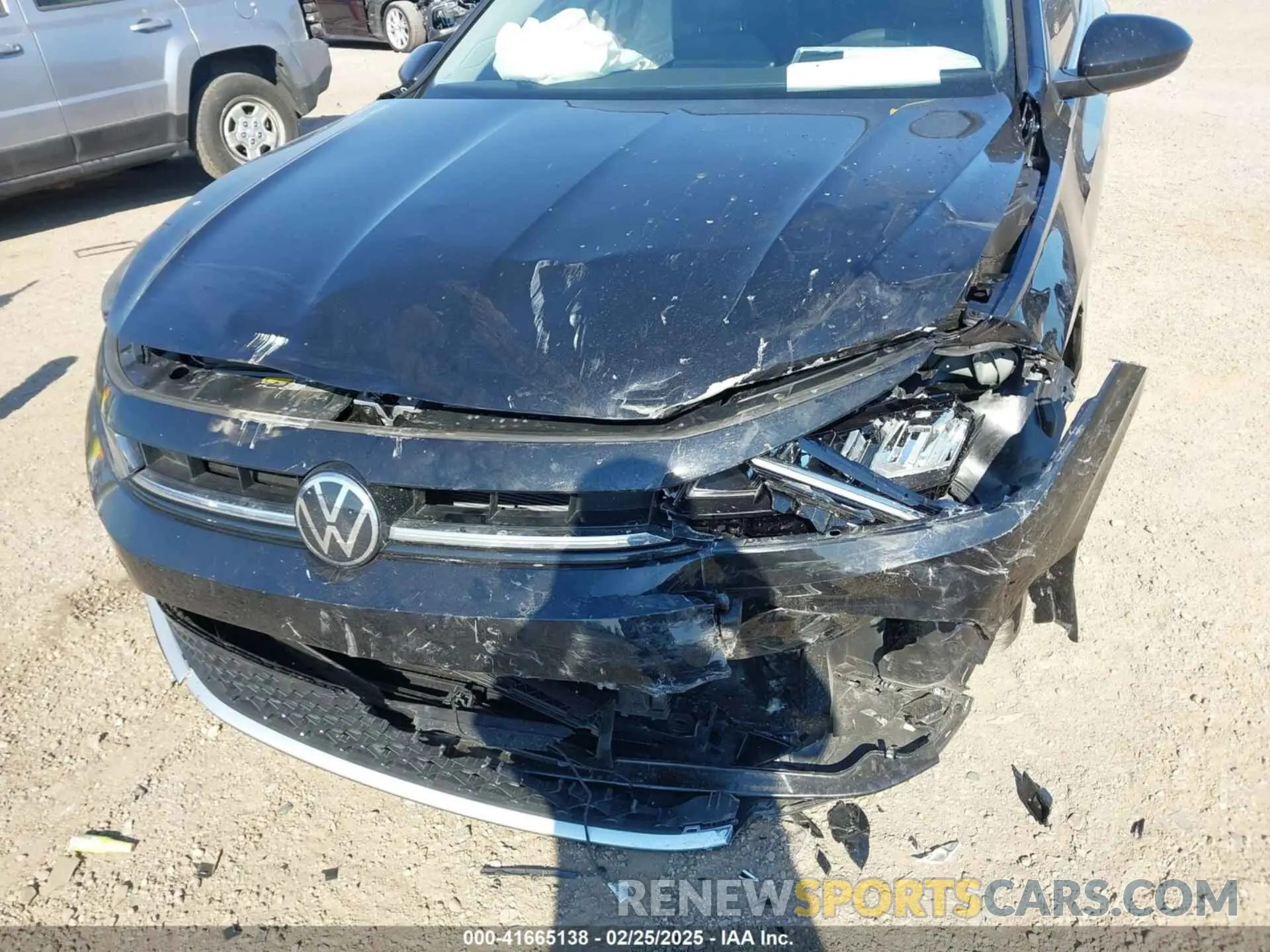 6 fotografías del automóvil dañado 3VW7X7BUXSM041624 VOLKSWAGEN JETTA 2025