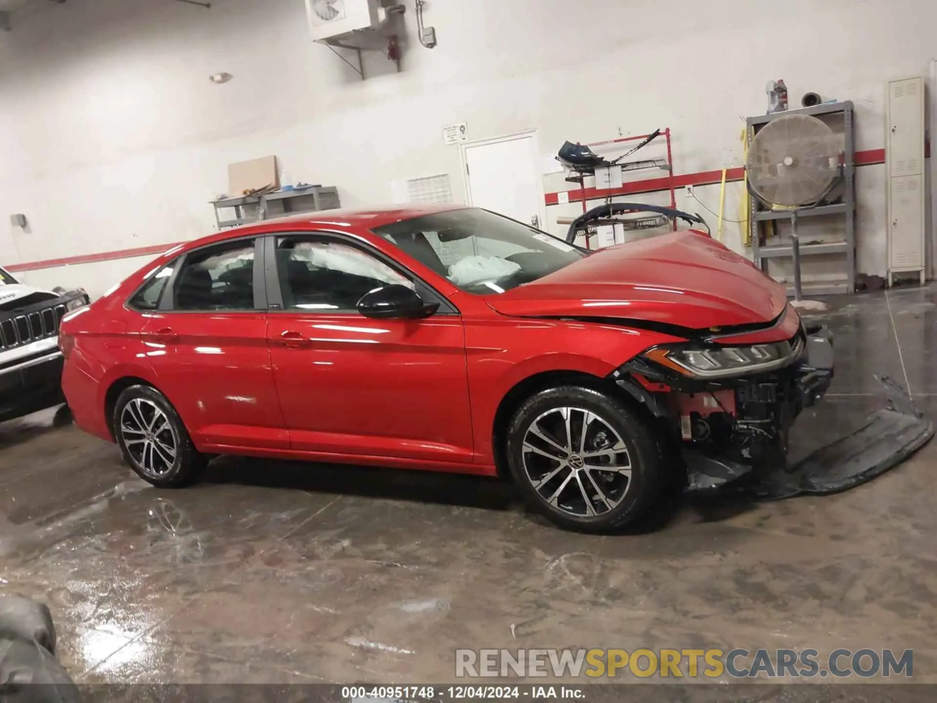 12 fotografías del automóvil dañado 3VWBX7BU2SM011768 VOLKSWAGEN JETTA 2025