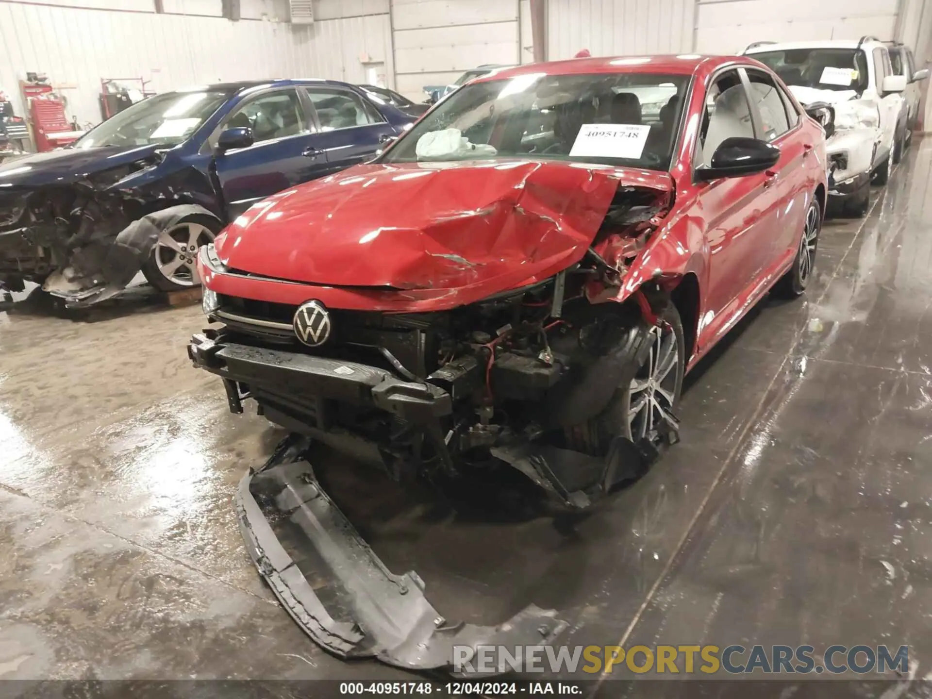 6 fotografías del automóvil dañado 3VWBX7BU2SM011768 VOLKSWAGEN JETTA 2025