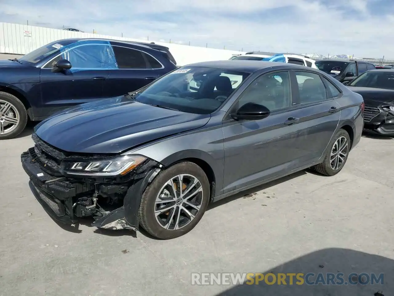 1 fotografías del automóvil dañado 3VWBX7BU2SM043894 VOLKSWAGEN JETTA 2025