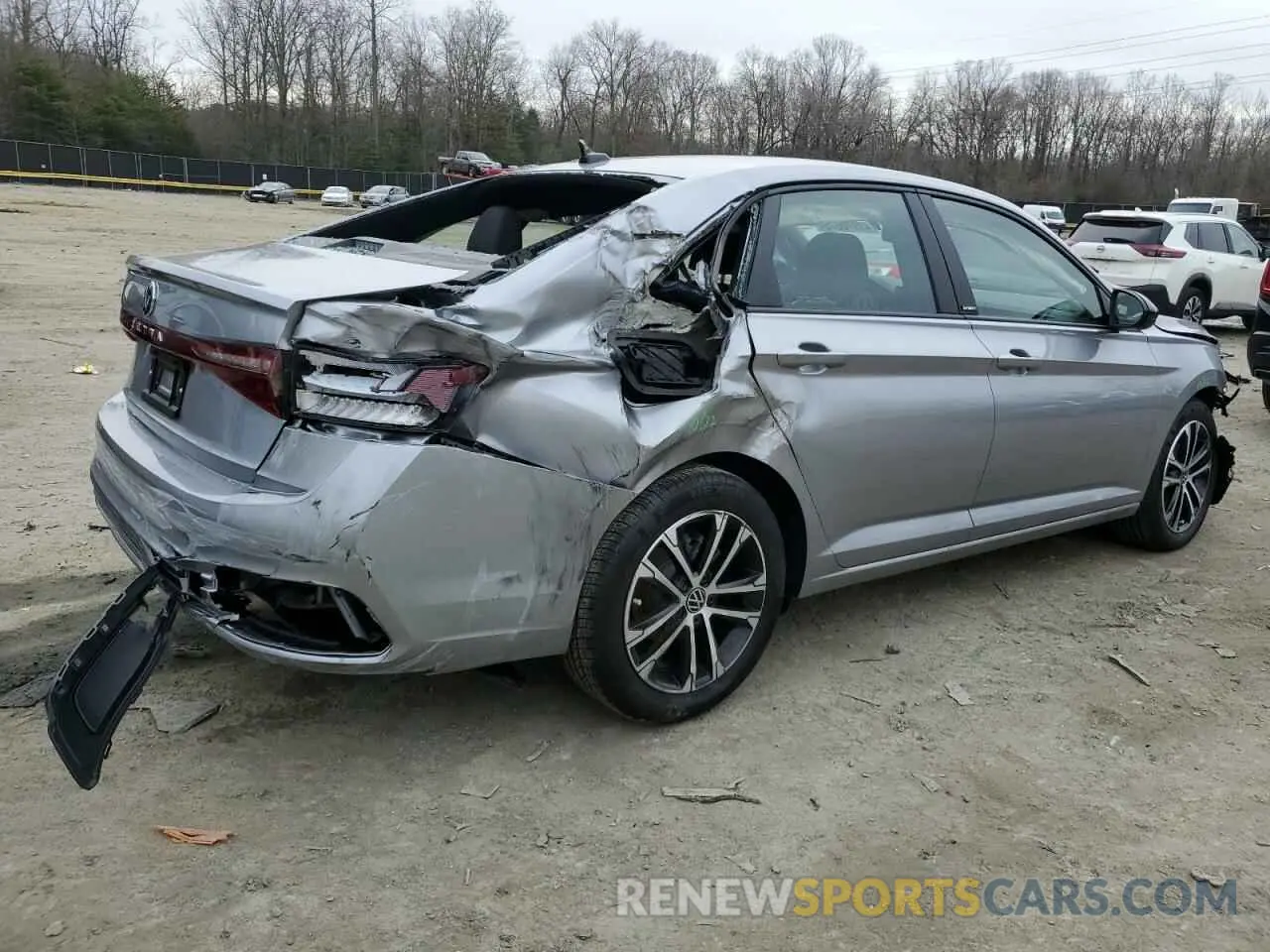 3 fotografías del automóvil dañado 3VWBX7BU8SM035024 VOLKSWAGEN JETTA 2025