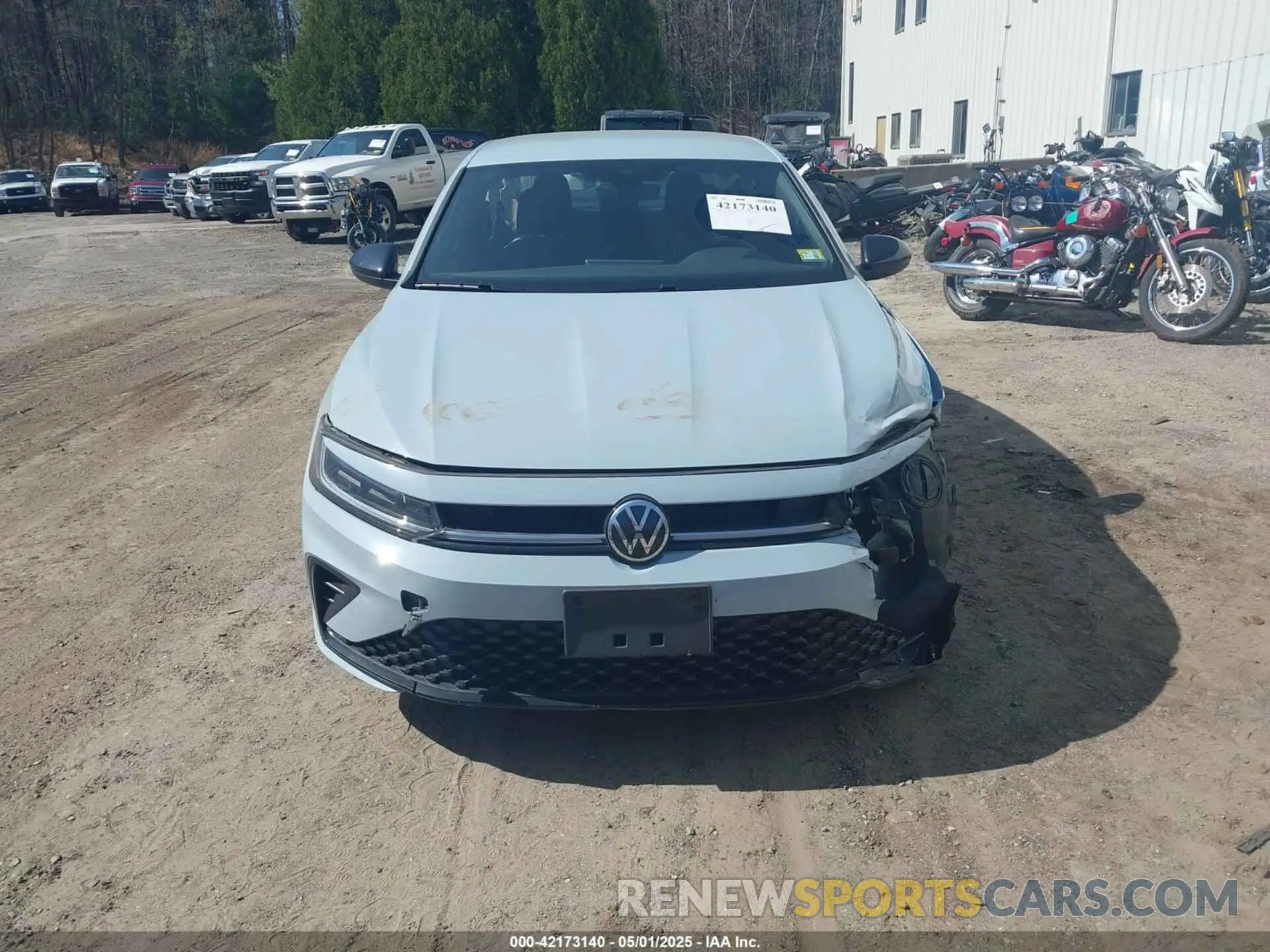 12 fotografías del automóvil dañado 3VWBX7BU8SM059193 VOLKSWAGEN JETTA 2025