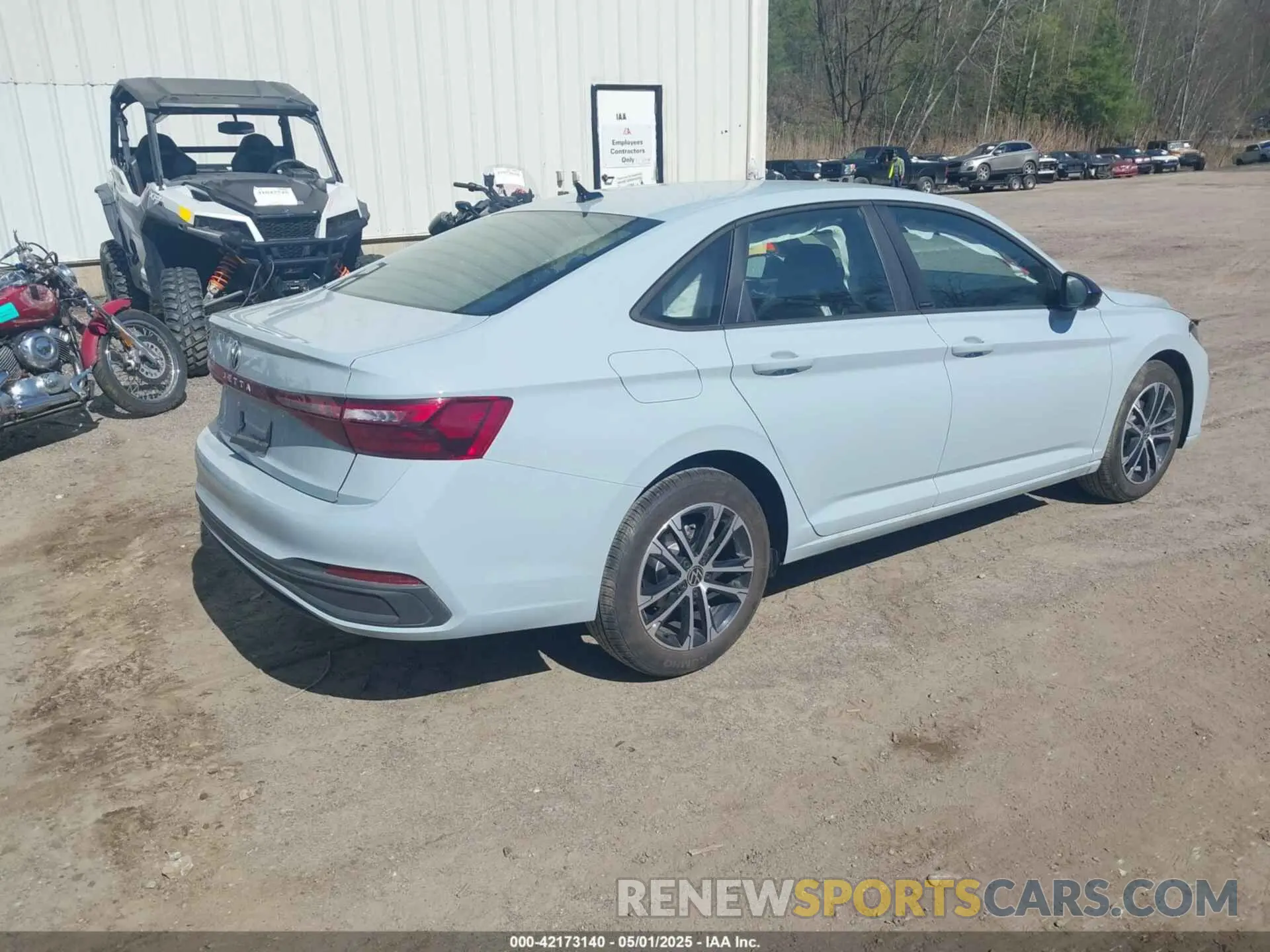 4 fotografías del automóvil dañado 3VWBX7BU8SM059193 VOLKSWAGEN JETTA 2025