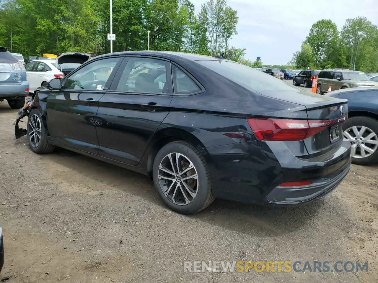 2 fotografías del automóvil dañado 3VWBX7BU9SM040068 VOLKSWAGEN JETTA 2025