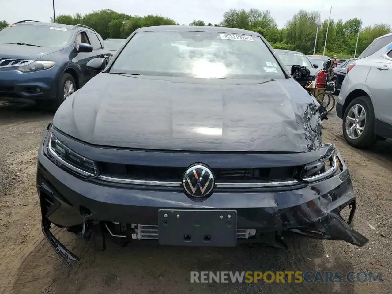 5 fotografías del automóvil dañado 3VWBX7BU9SM040068 VOLKSWAGEN JETTA 2025