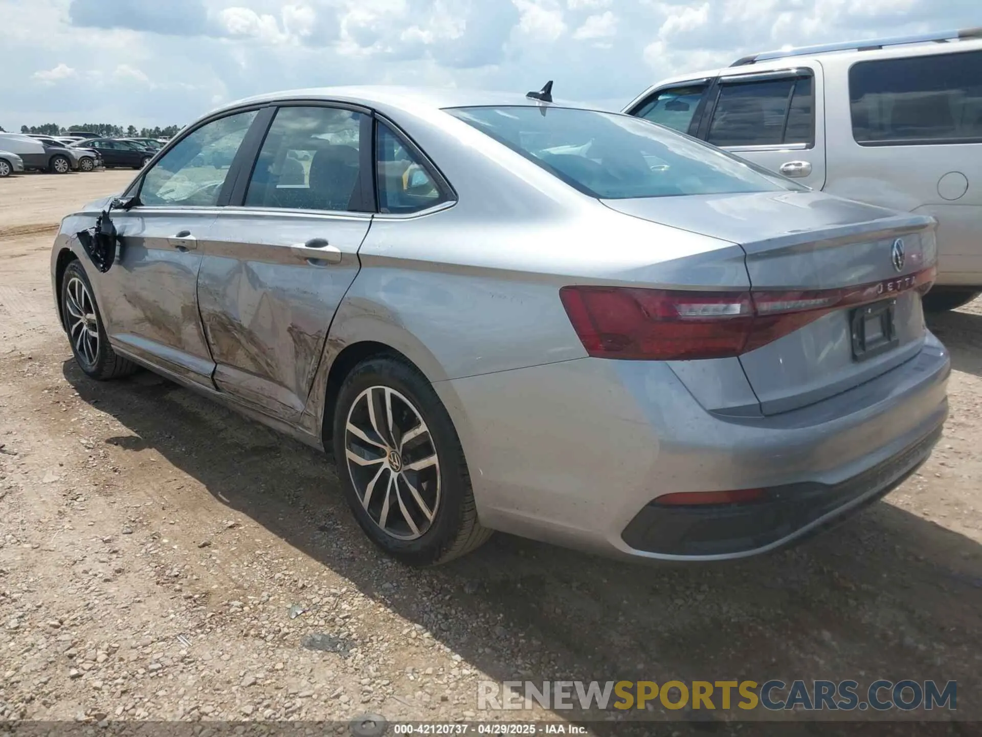 3 fotografías del automóvil dañado 3VWEX7BU1SM025397 VOLKSWAGEN JETTA 2025
