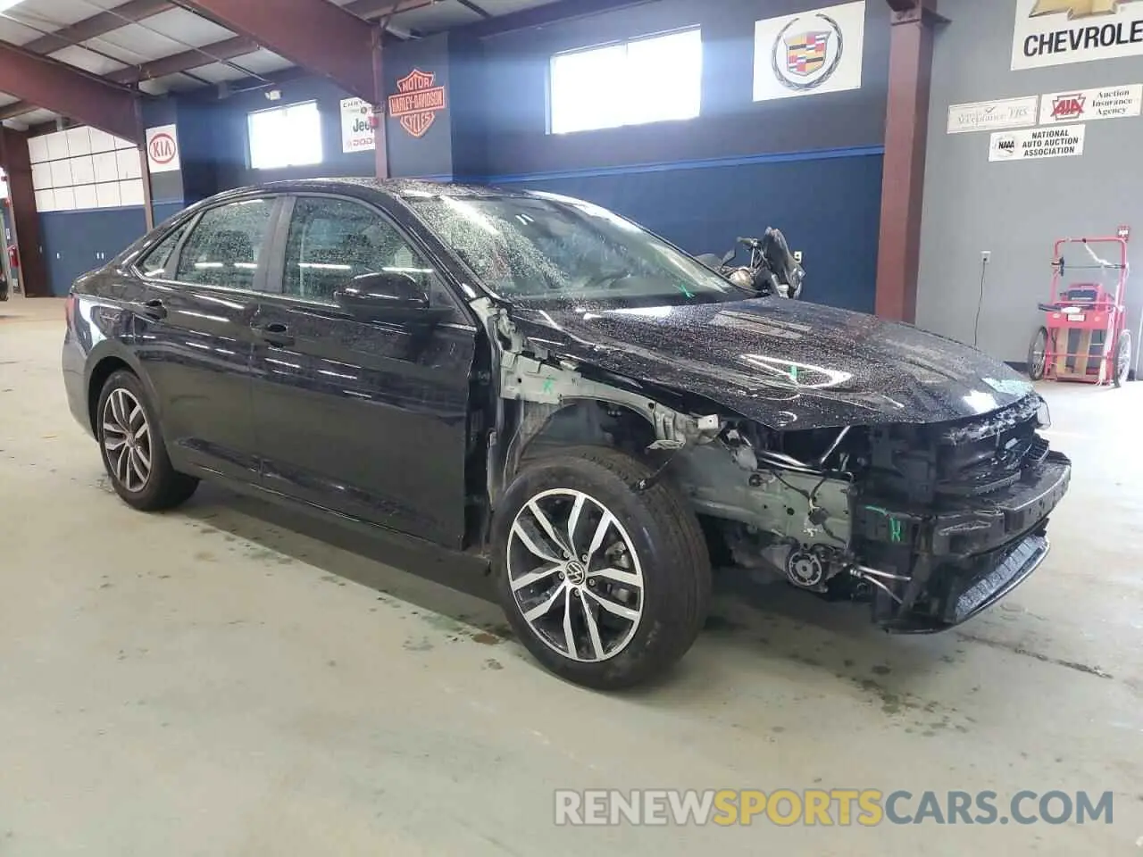 4 fotografías del automóvil dañado 3VWEX7BU8SM024487 VOLKSWAGEN JETTA 2025