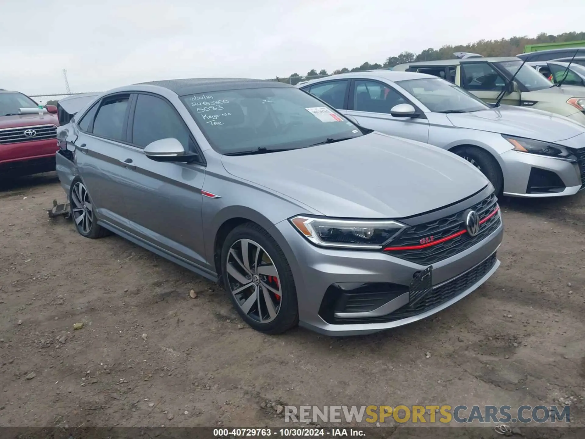 1 fotografías del automóvil dañado 3VW5T7BU4KM165083 VOLKSWAGEN JETTA GLI 2019