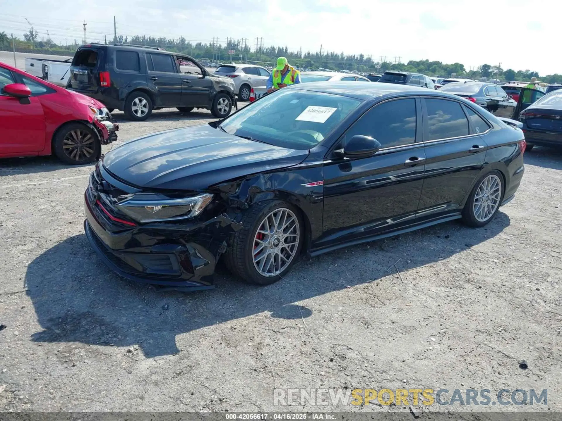 6 fotografías del automóvil dañado 3VW5T7BU9KM142379 VOLKSWAGEN JETTA GLI 2019