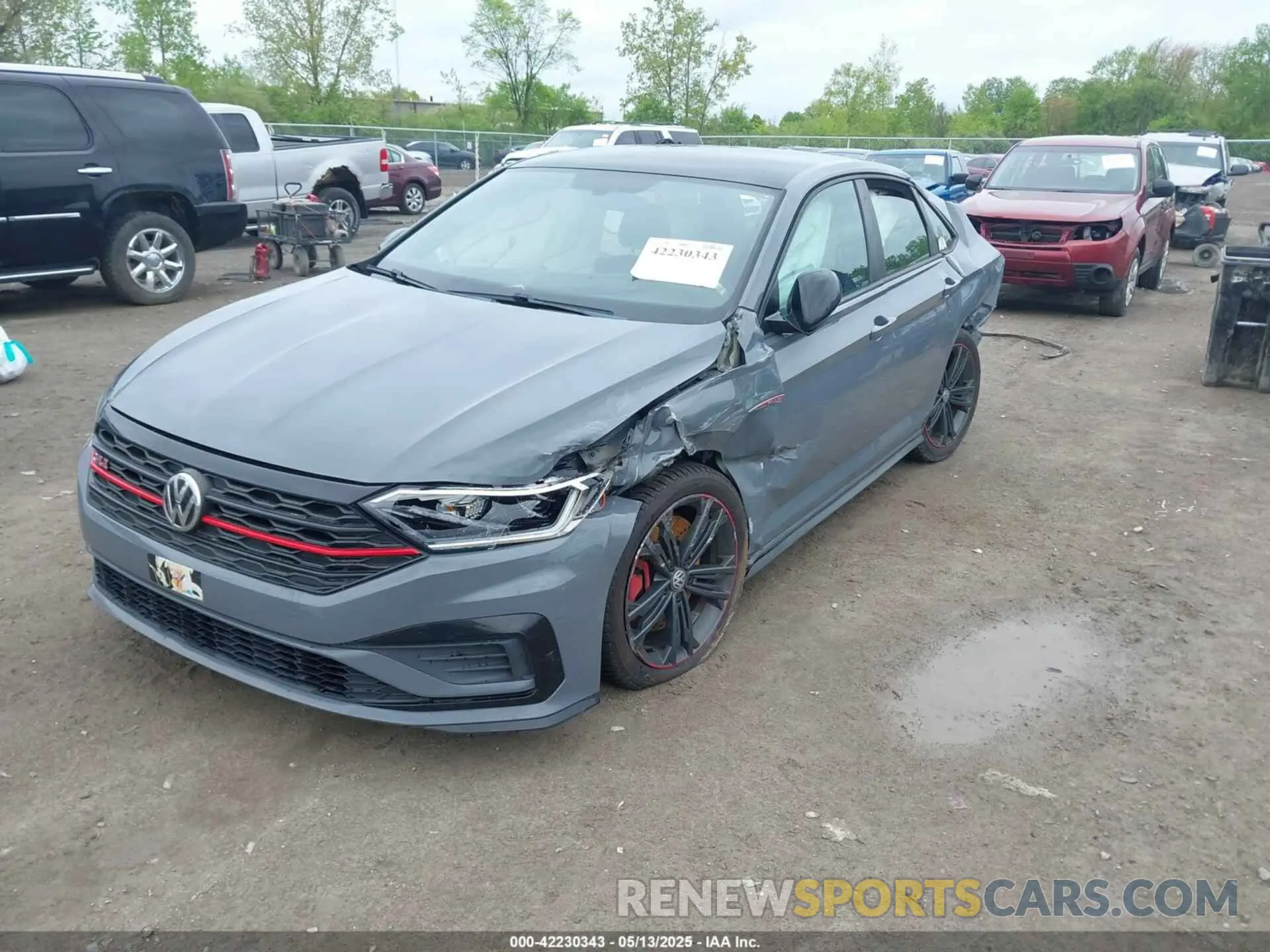 2 fotografías del automóvil dañado 3VW6T7BU8KM176379 VOLKSWAGEN JETTA GLI 2019