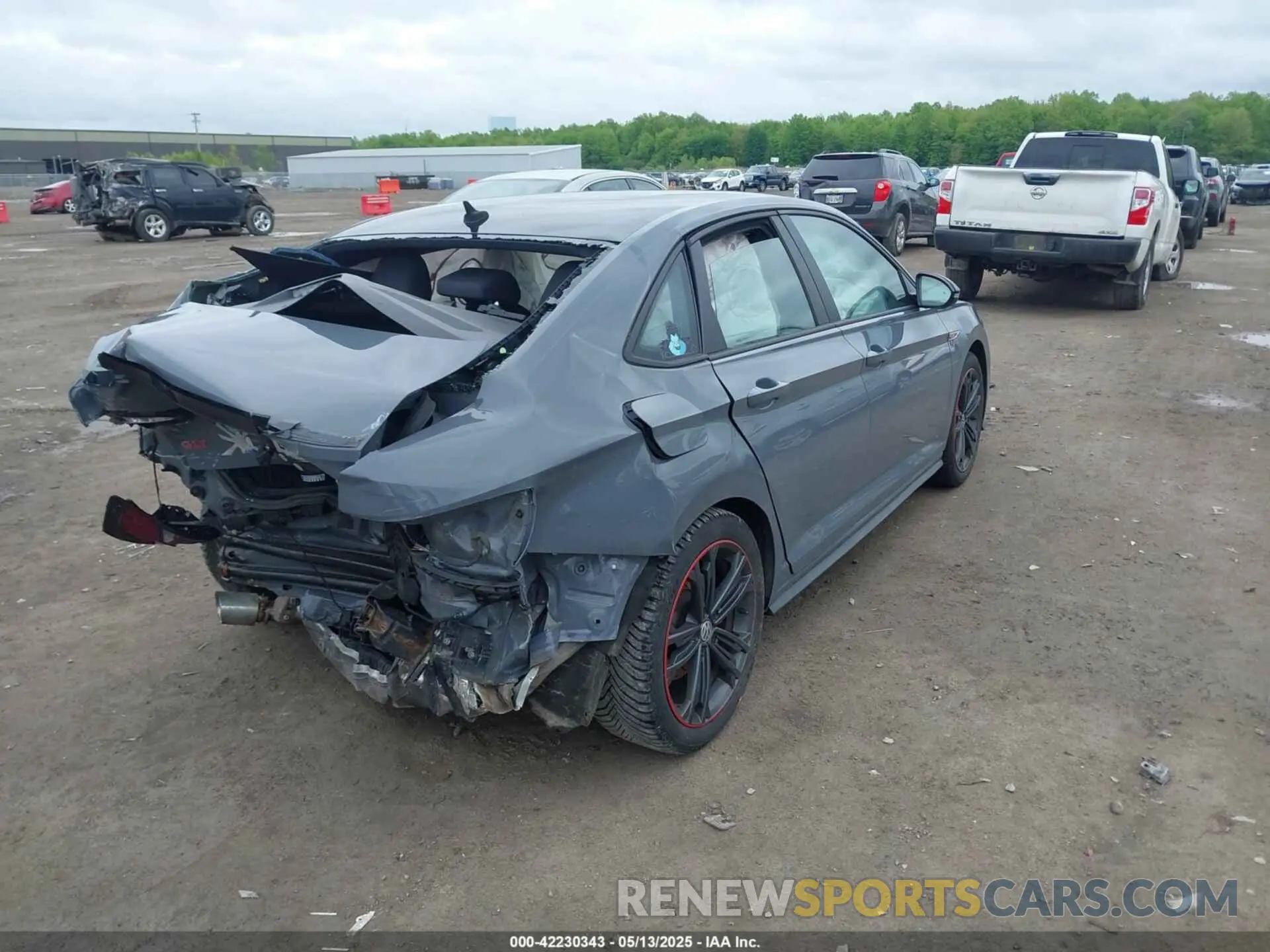 4 fotografías del automóvil dañado 3VW6T7BU8KM176379 VOLKSWAGEN JETTA GLI 2019