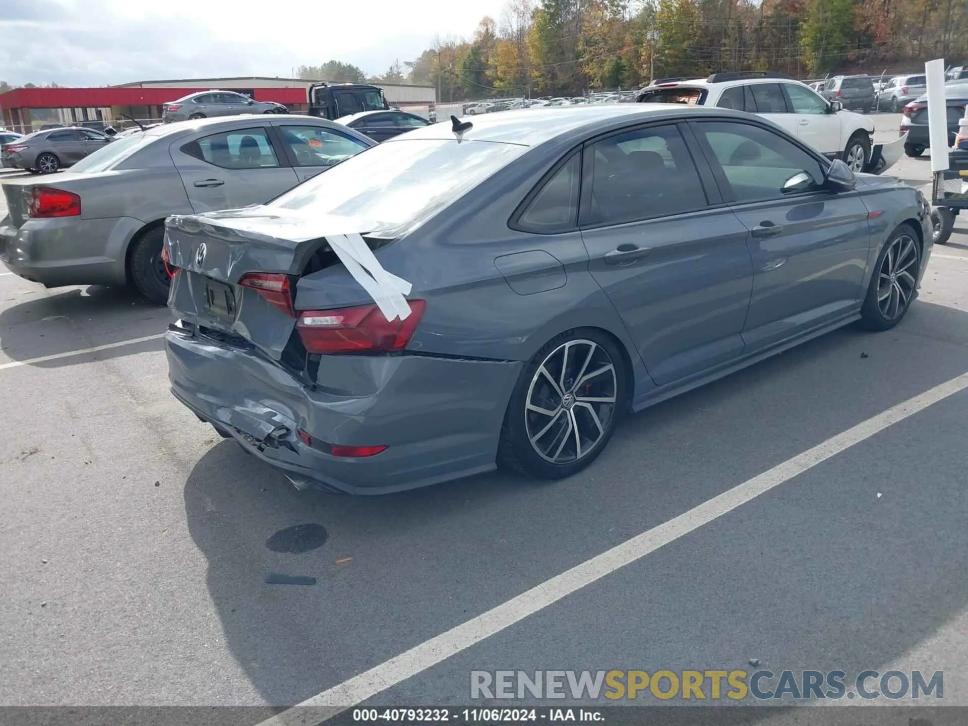 4 fotografías del automóvil dañado 3VW5T7BU0LM051034 VOLKSWAGEN JETTA GLI 2020