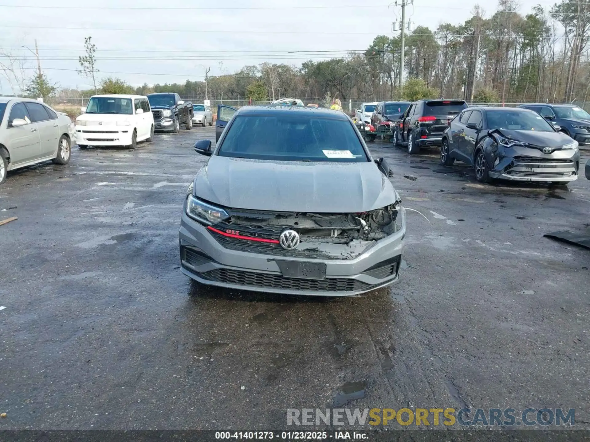 12 fotografías del automóvil dañado 3VW5T7BU1LM078128 VOLKSWAGEN JETTA GLI 2020
