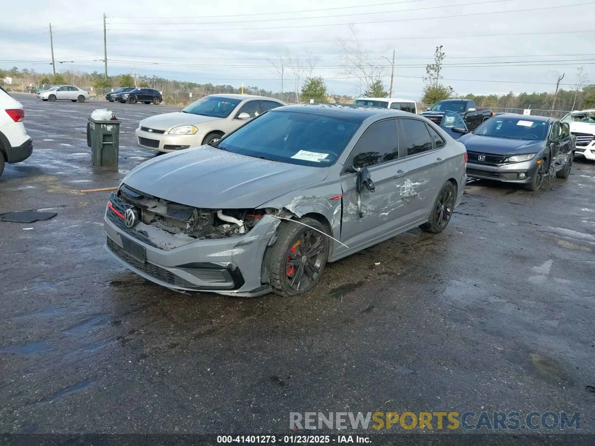 2 fotografías del automóvil dañado 3VW5T7BU1LM078128 VOLKSWAGEN JETTA GLI 2020