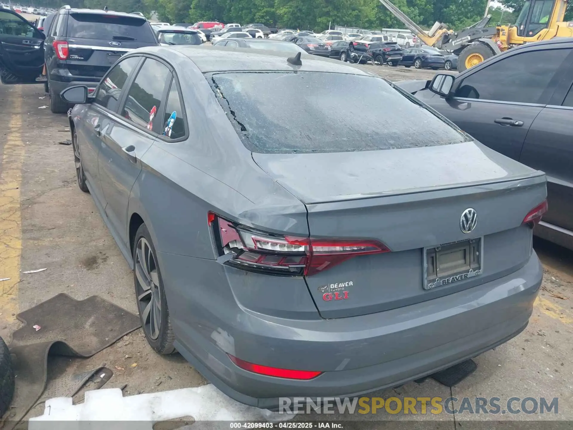 3 fotografías del automóvil dañado 3VW5T7BU3LM051545 VOLKSWAGEN JETTA GLI 2020