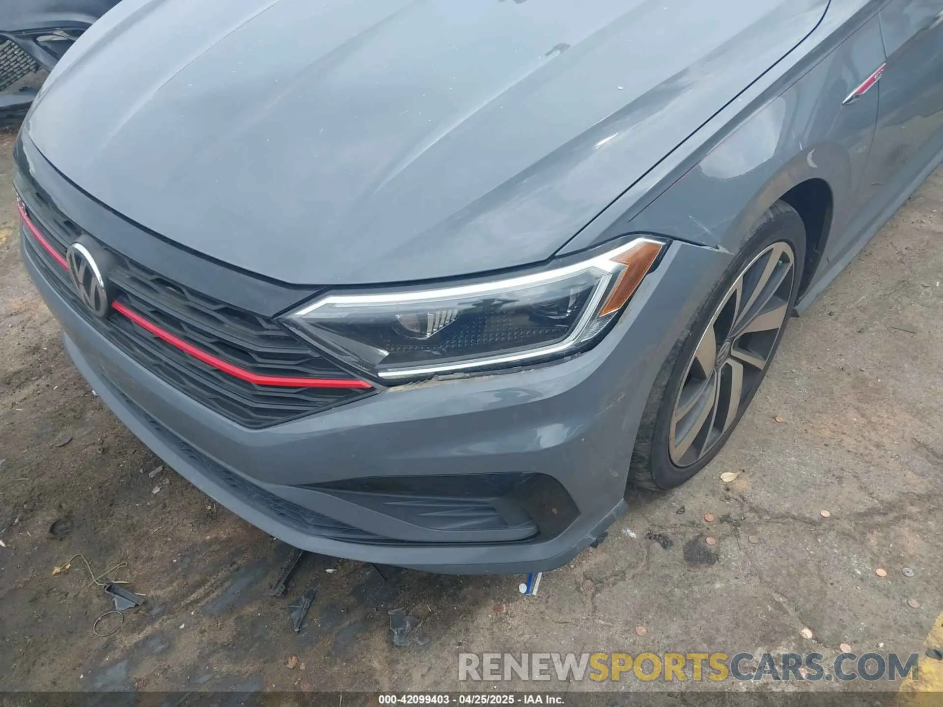 6 fotografías del automóvil dañado 3VW5T7BU3LM051545 VOLKSWAGEN JETTA GLI 2020