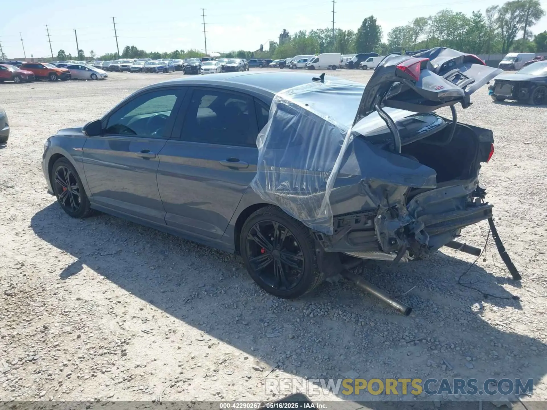 3 fotografías del automóvil dañado 3VW6T7BU3LM078801 VOLKSWAGEN JETTA GLI 2020