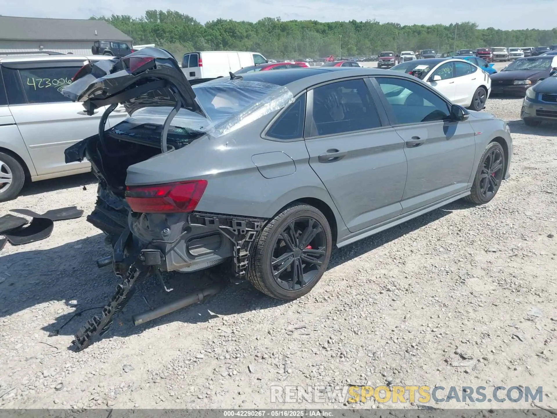 4 fotografías del automóvil dañado 3VW6T7BU3LM078801 VOLKSWAGEN JETTA GLI 2020