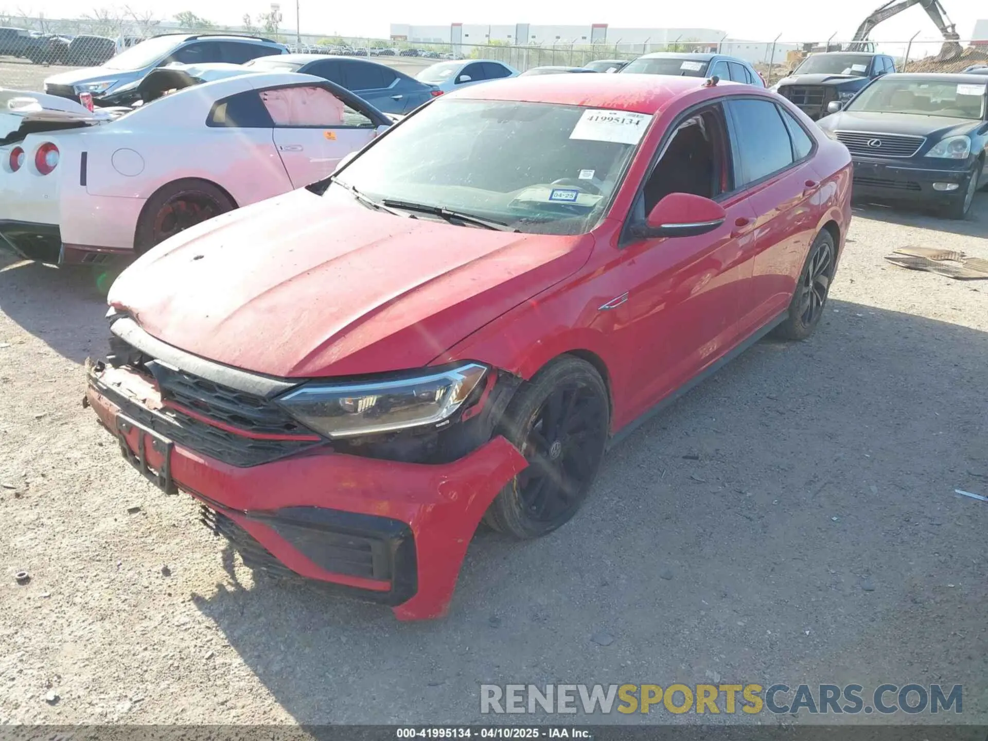 2 fotografías del automóvil dañado 3VW6T7BUXLM105802 VOLKSWAGEN JETTA GLI 2020