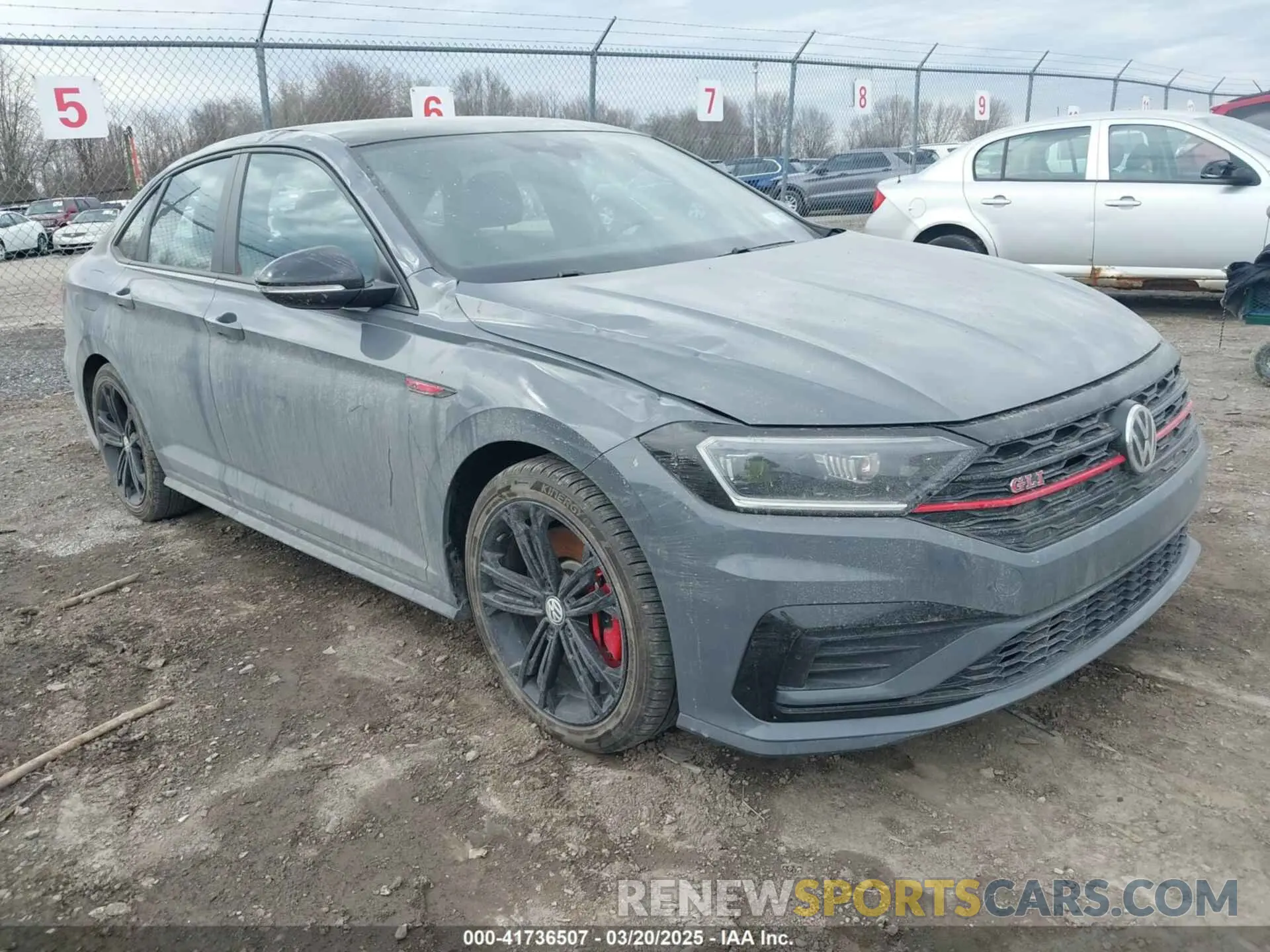 1 fotografías del automóvil dañado 3VW5T7BU0MM041685 VOLKSWAGEN JETTA GLI 2021