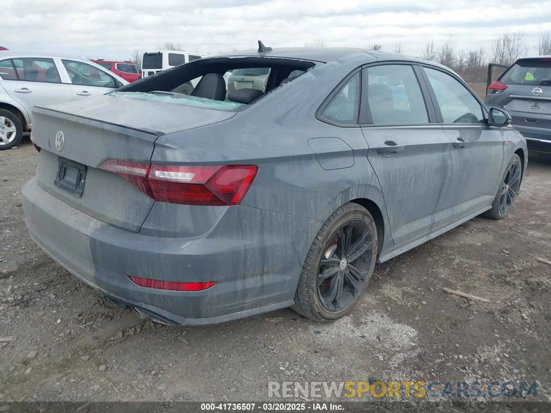 4 fotografías del automóvil dañado 3VW5T7BU0MM041685 VOLKSWAGEN JETTA GLI 2021