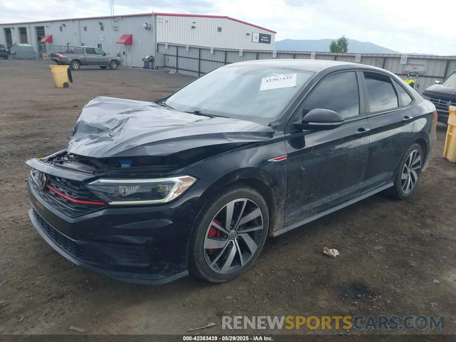 2 fotografías del automóvil dañado 3VW5T7BU5MM047739 VOLKSWAGEN JETTA GLI 2021