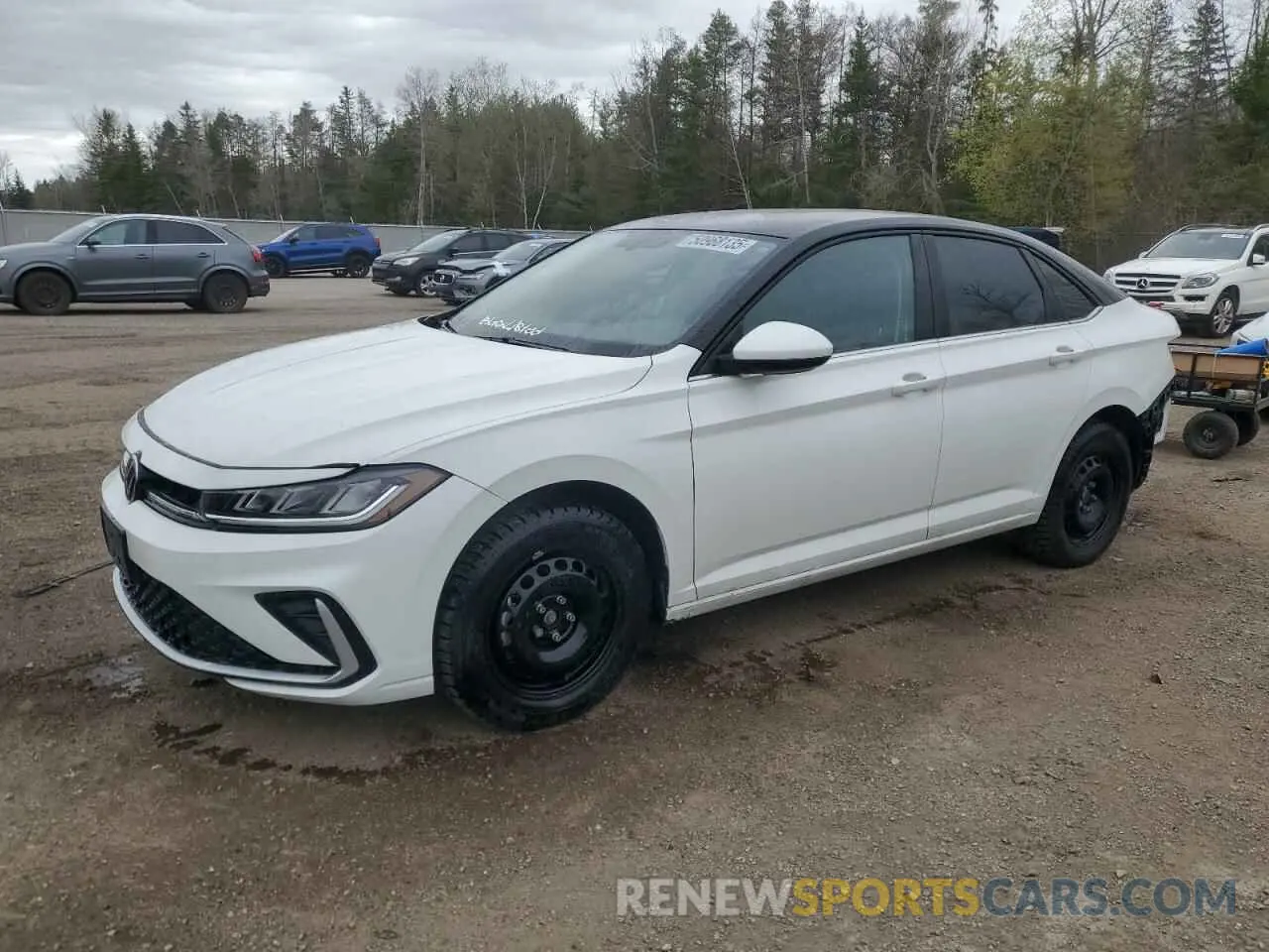 1 fotografías del automóvil dañado 3VWCX7BU0SM010087 VOLKSWAGEN JETTA TREN 2025