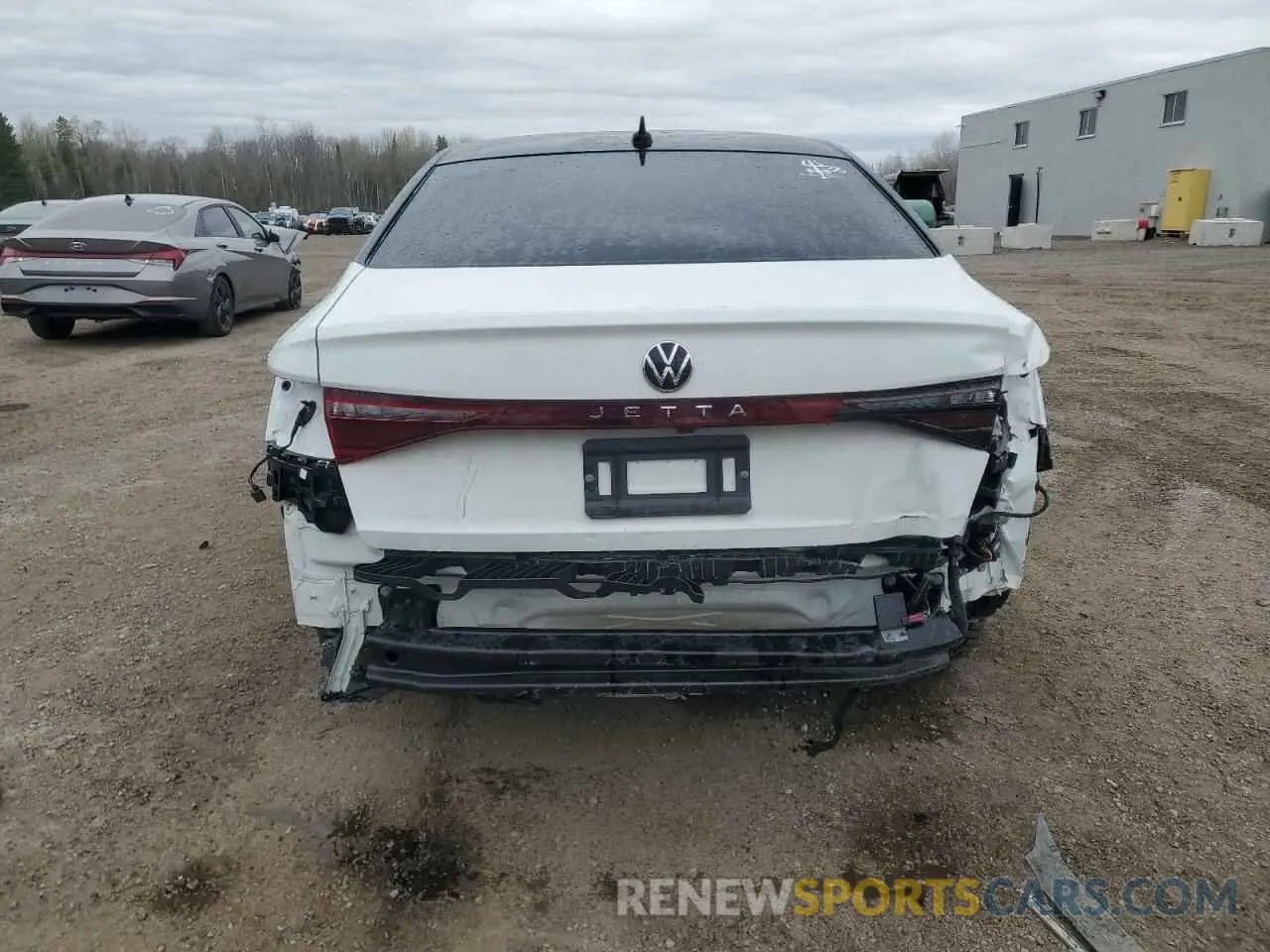 6 fotografías del automóvil dañado 3VWCX7BU0SM010087 VOLKSWAGEN JETTA TREN 2025
